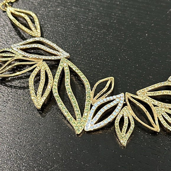 Coach Leaf Statement Necklace - Picture 4 of 8